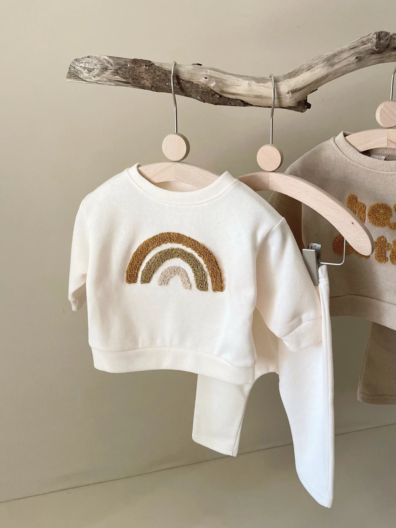 Baby Cotton Knit Clothing Set Girls Spring Clothes Loose 2PCS Outfit
