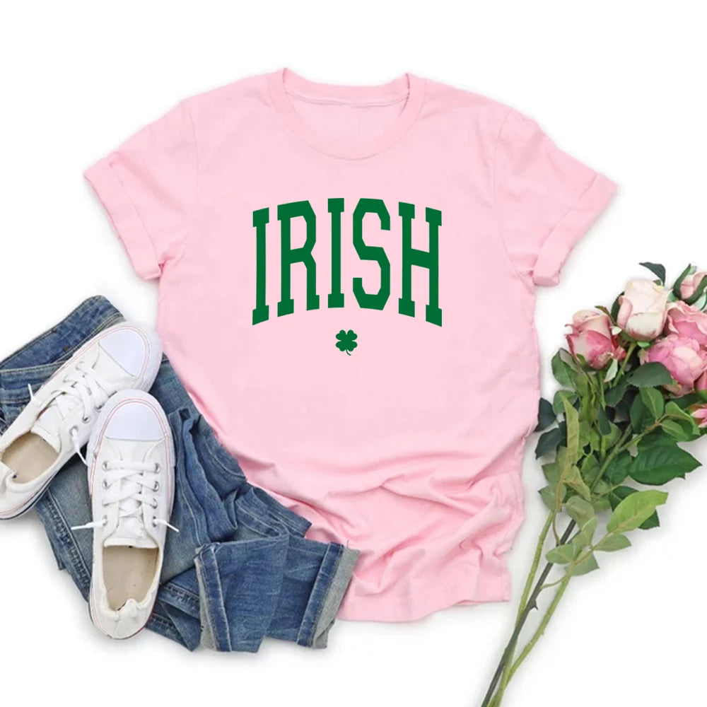 Irish Shamrock T-shirt Shamrock Tee - S-3XL