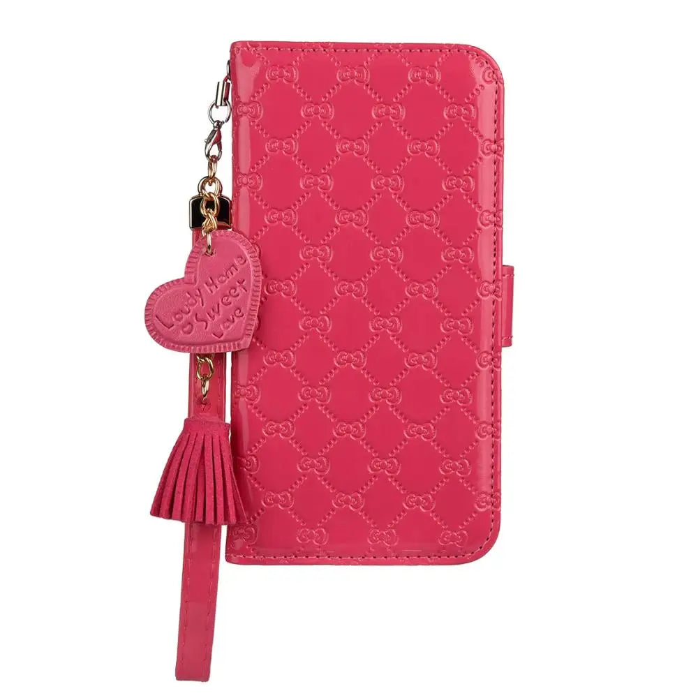 Oui PU Leather Wallet Phone Case For Apple iPhone - 4 Colors