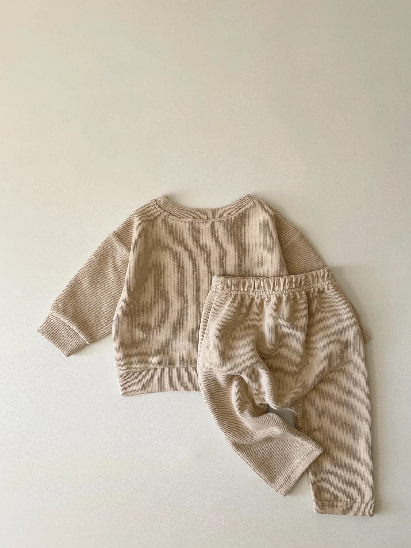 Baby Cotton Knit Clothing Set Girls Spring Clothes Loose 2PCS Outfit