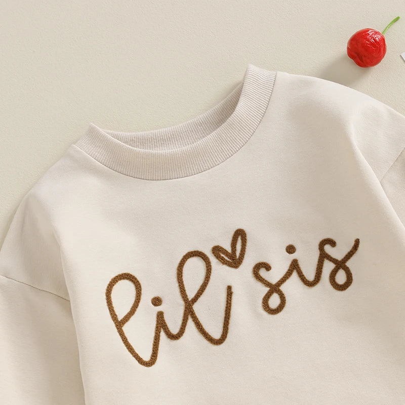 Big & Lil Sis Toddler Matching Outfits Sweatshirt - Spruced Roost