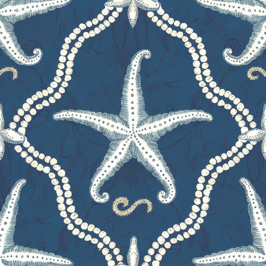 Nautical Starfish Necktie