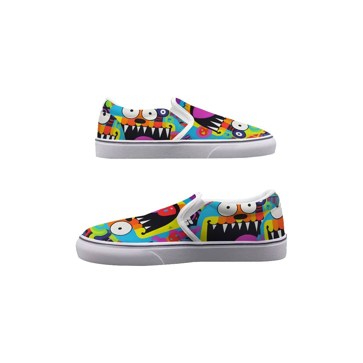 Yoycol Abstract Amigos - Women's Slip On Sneakers