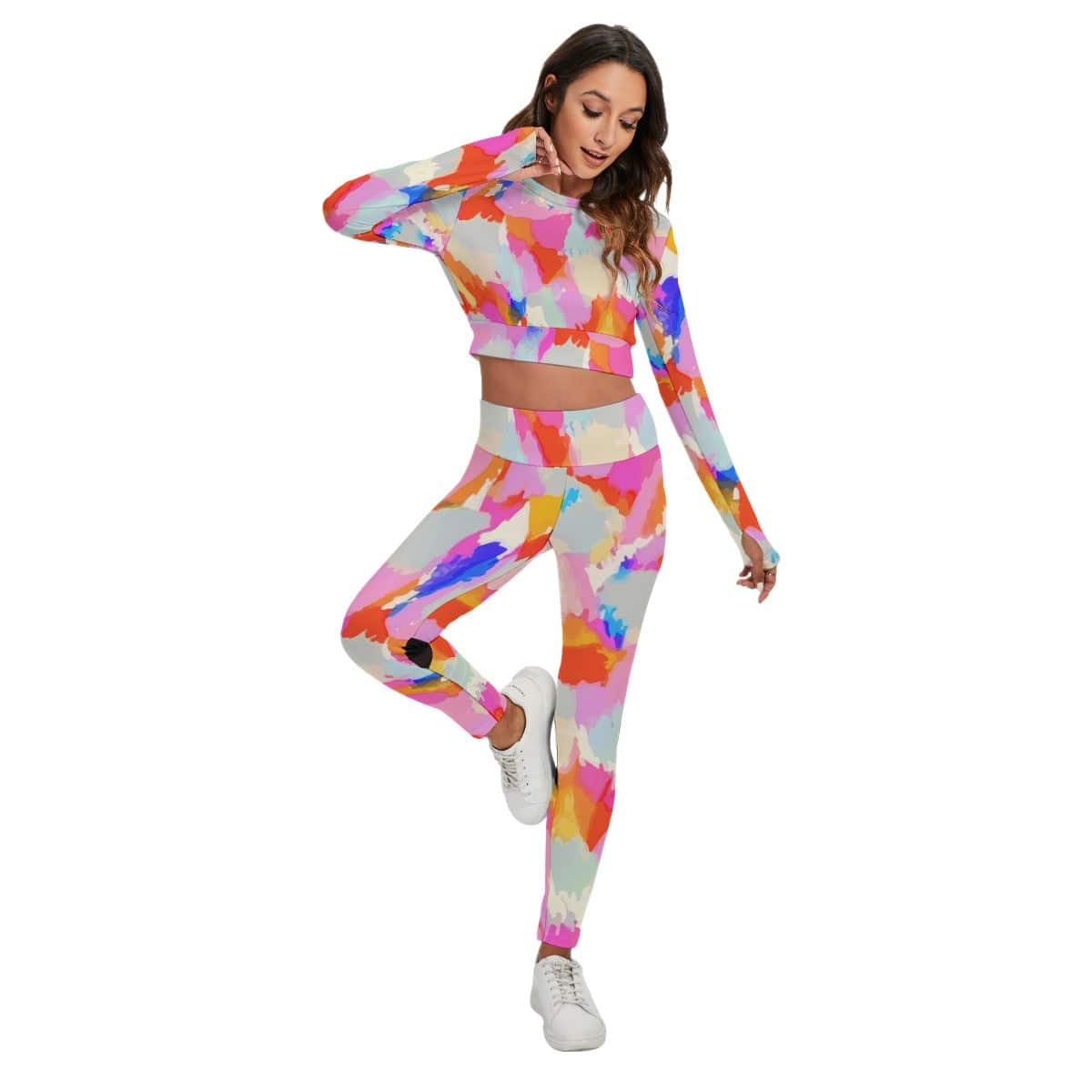 Yoycol activewear 2XL / Melon Colors Bright Mod - Women's Sport 2 pc Set