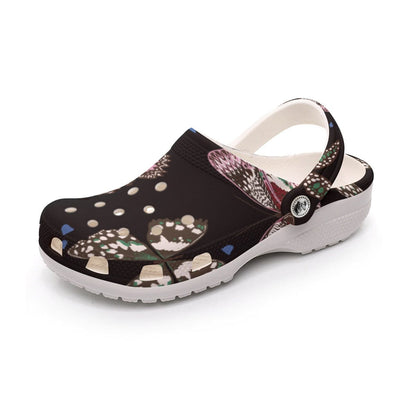 Yoycol White / US5(EUR36) All-Over Print Women's Classic Clogs