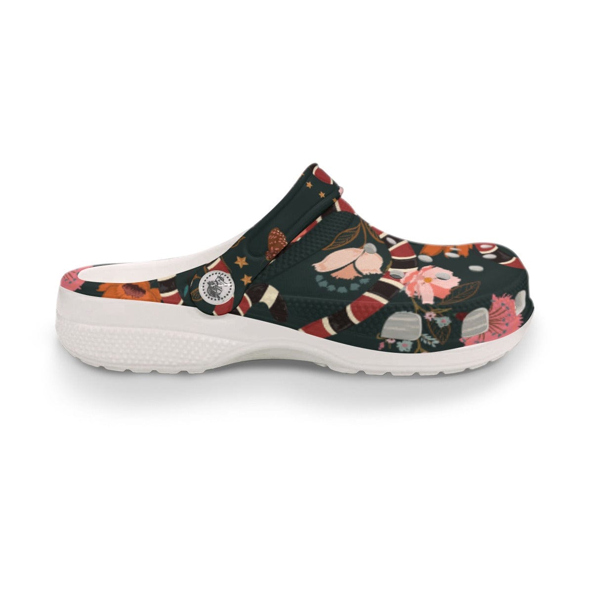 Yoycol White / US5(EUR36) All-Over Print Women's Classic Clogs