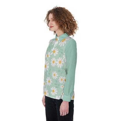 Yoycol All-Over Print Women's Elastic-Back Shirt