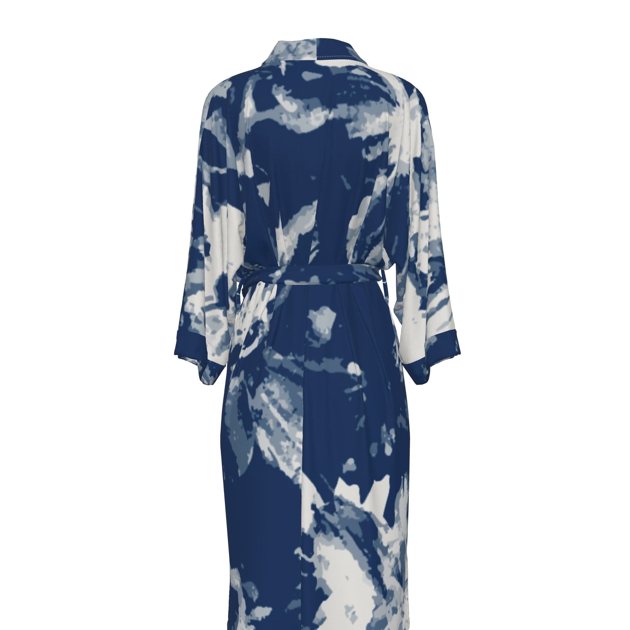 Yoycol All-Over Print Women's Satin Kimono Robe
