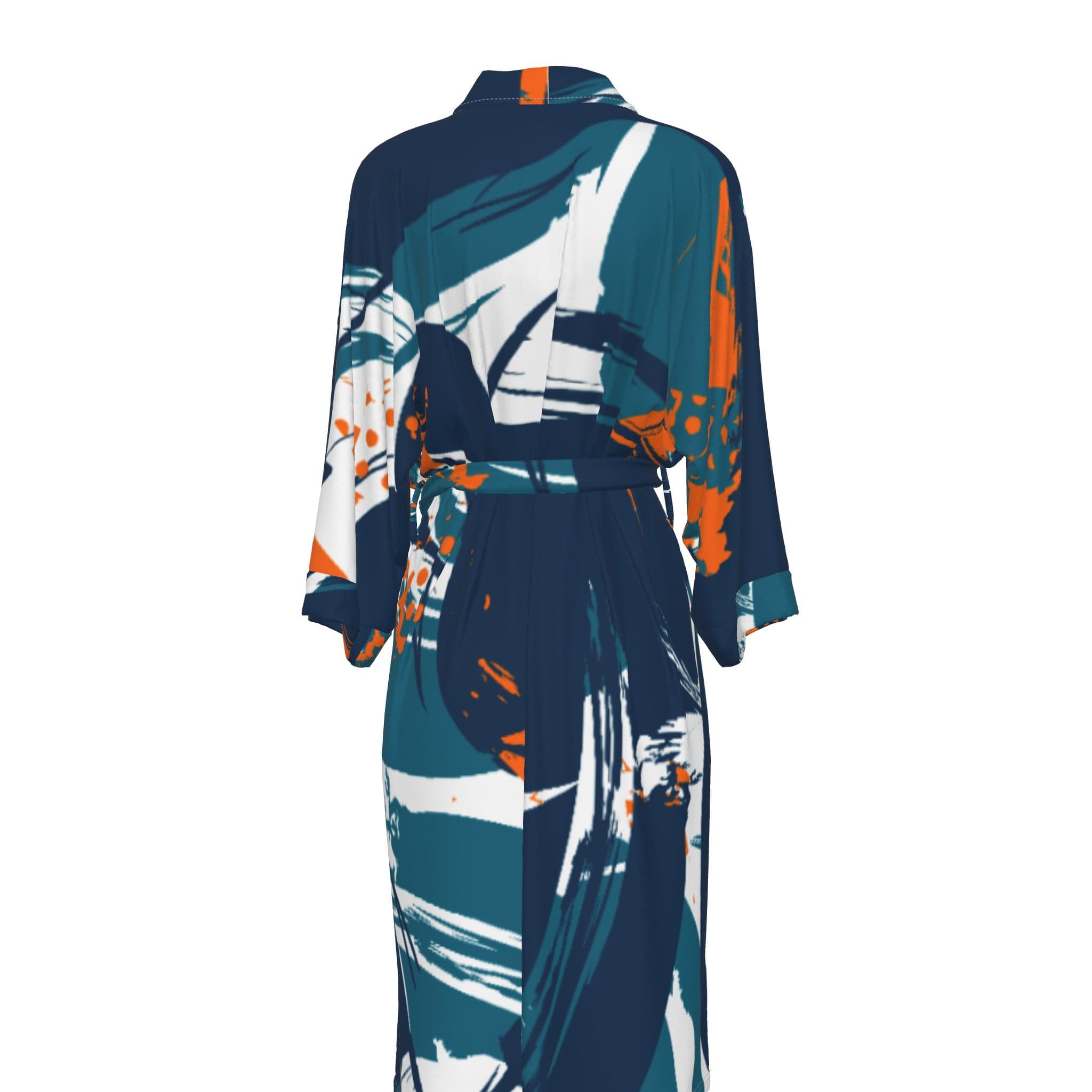 Yoycol All-Over Print Women's Satin Kimono Robe