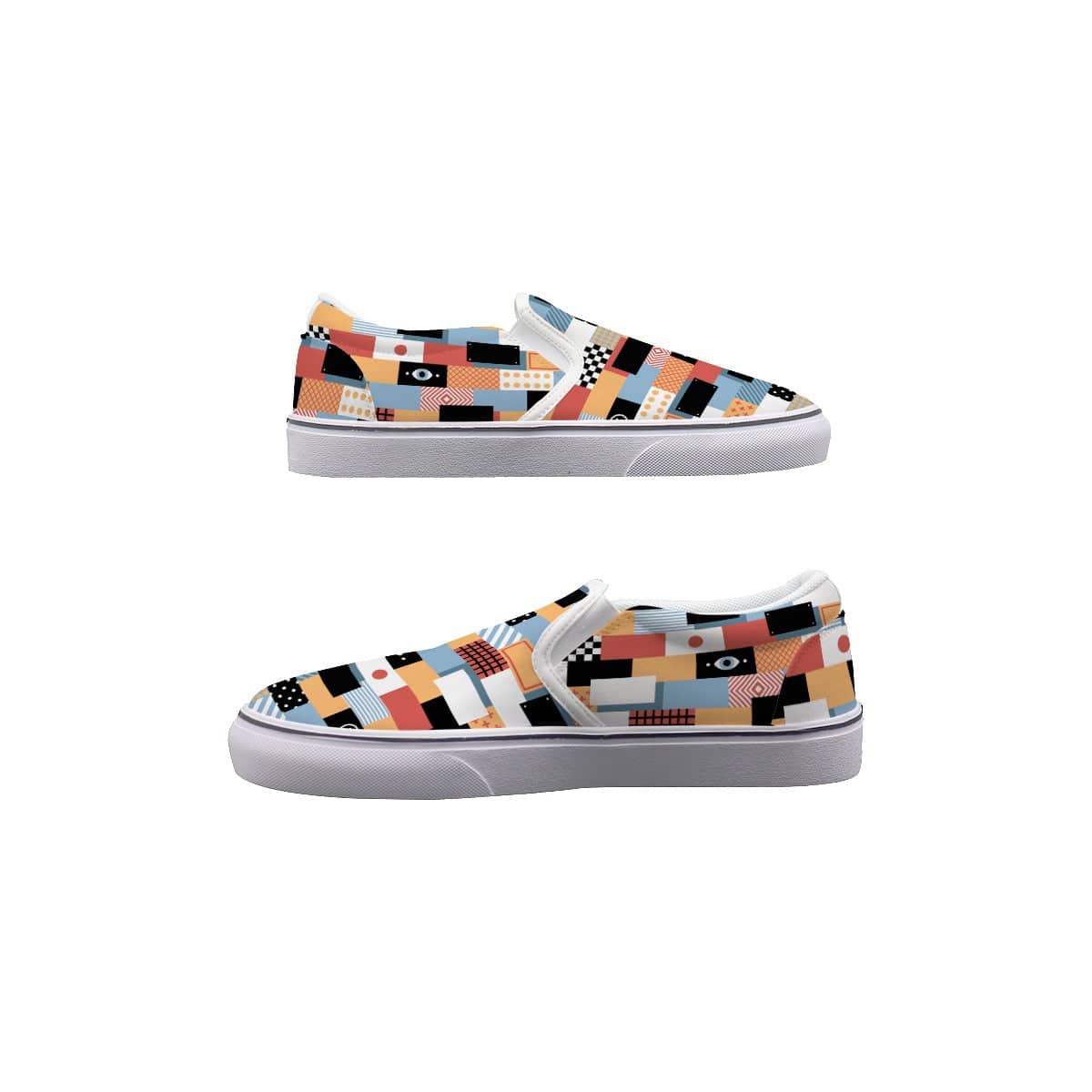 Yoycol Americana Patches - Women's Slip On Sneakers