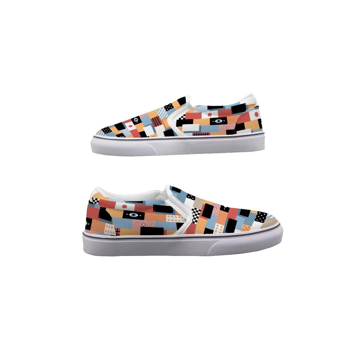 Yoycol Americana Patches - Women's Slip On Sneakers