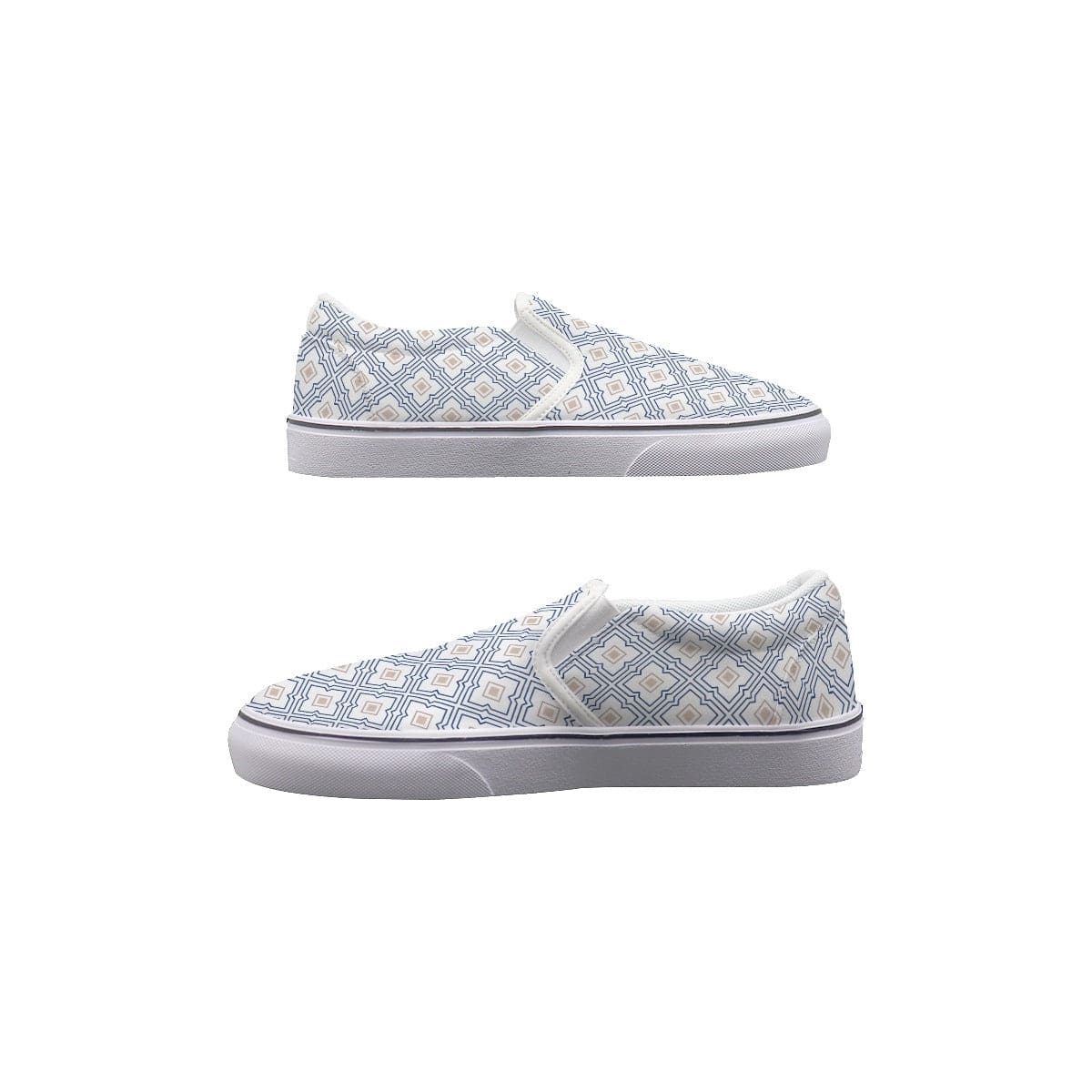 Yoycol Athabascan Plaid - Women's Slip On Sneakers
