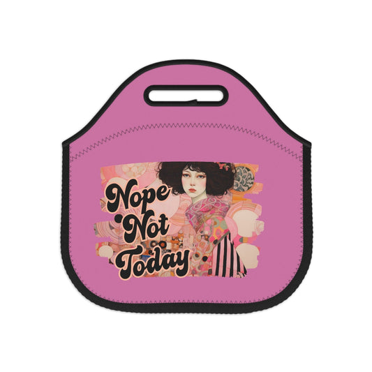 Printify Bags 12" × 12'' Nope Not Today Neoprene Lunch Bag