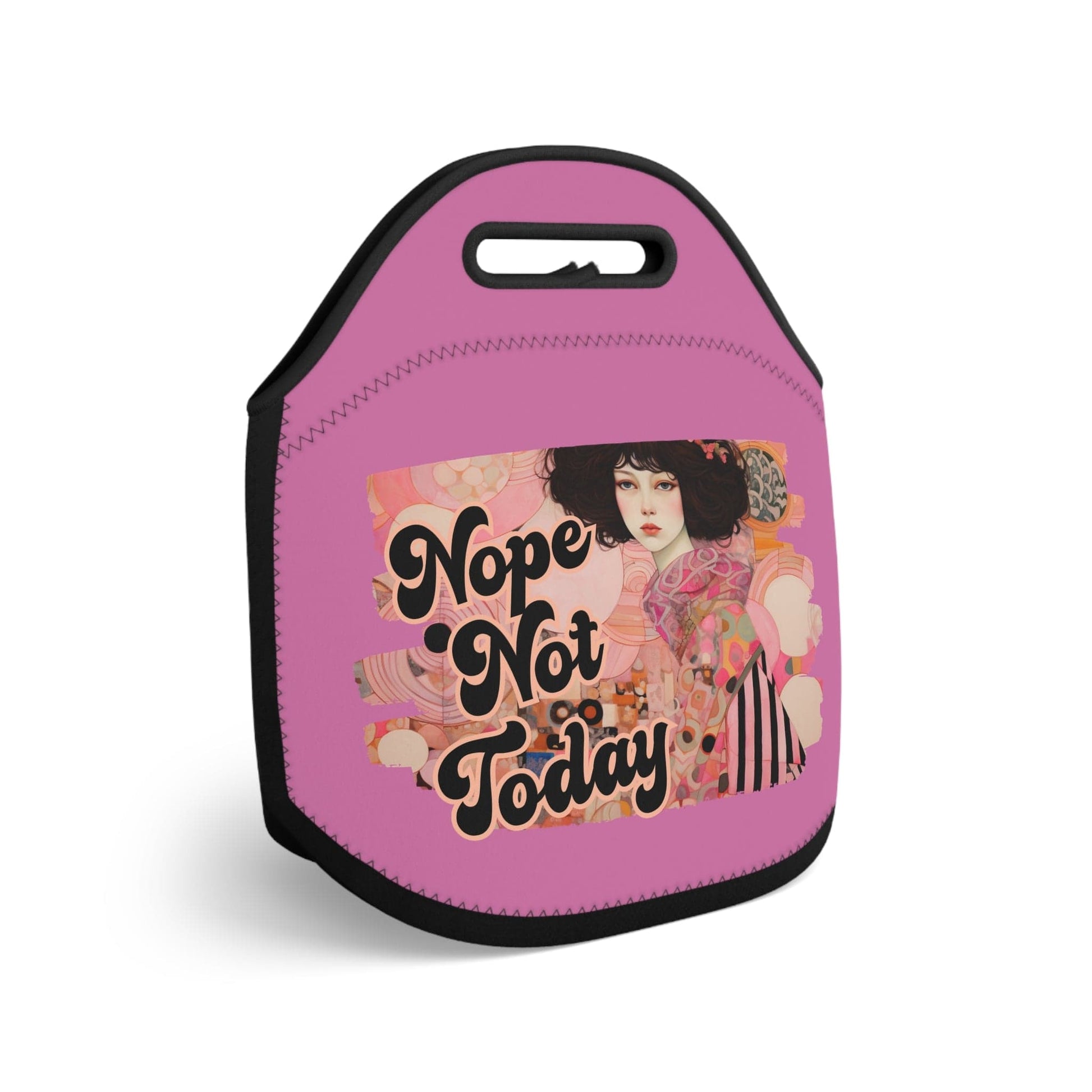 Printify Bags 12" × 12'' Nope Not Today Neoprene Lunch Bag