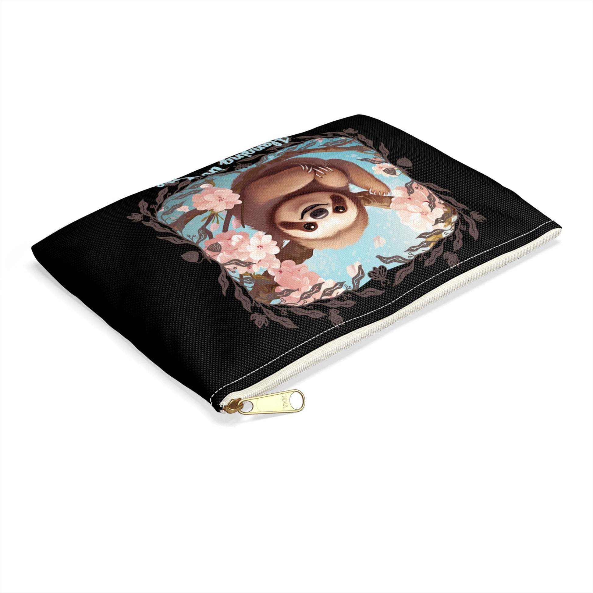 Printify Bags Sloth Hanging in There - Accessory Pouch