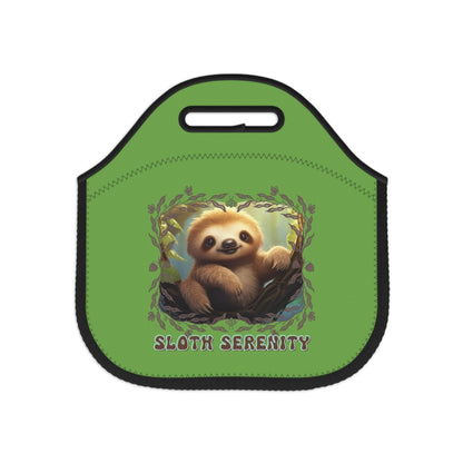 Printify Bags 12" × 12'' Sloth Serenity - Neoprene Lunch Bag