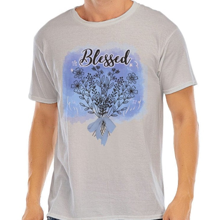 Yoycol Blessed - Unisex O-neck Short Sleeve T-shirt | 180GSM Cotton (DTF)