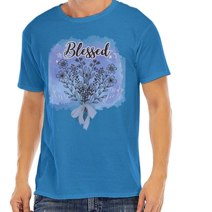 Yoycol Blessed - Unisex O-neck Short Sleeve T-shirt | 180GSM Cotton (DTF)