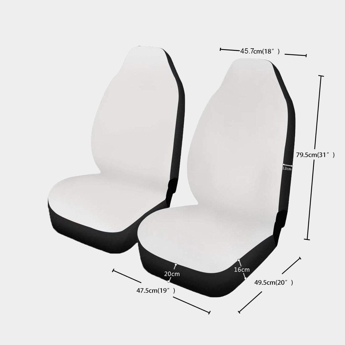 Yoycol U / White Blessed - Universal Car Seat Cover With Thickened Back