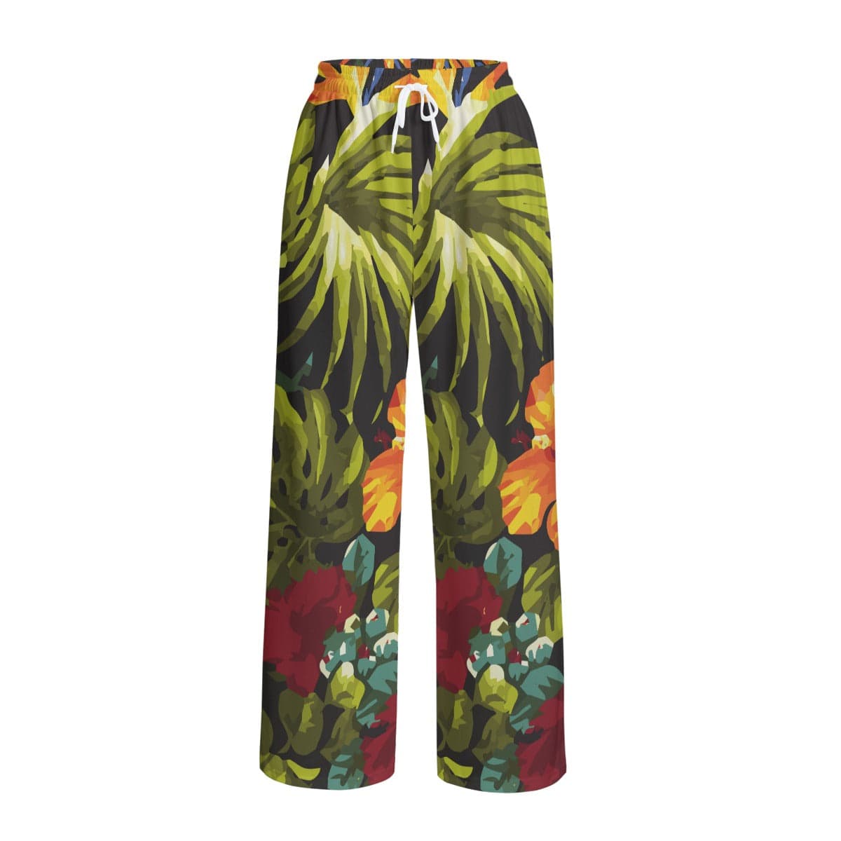 Yoycol Bottoms 2XL / green Jungle Wide Leg Pants | Interlock