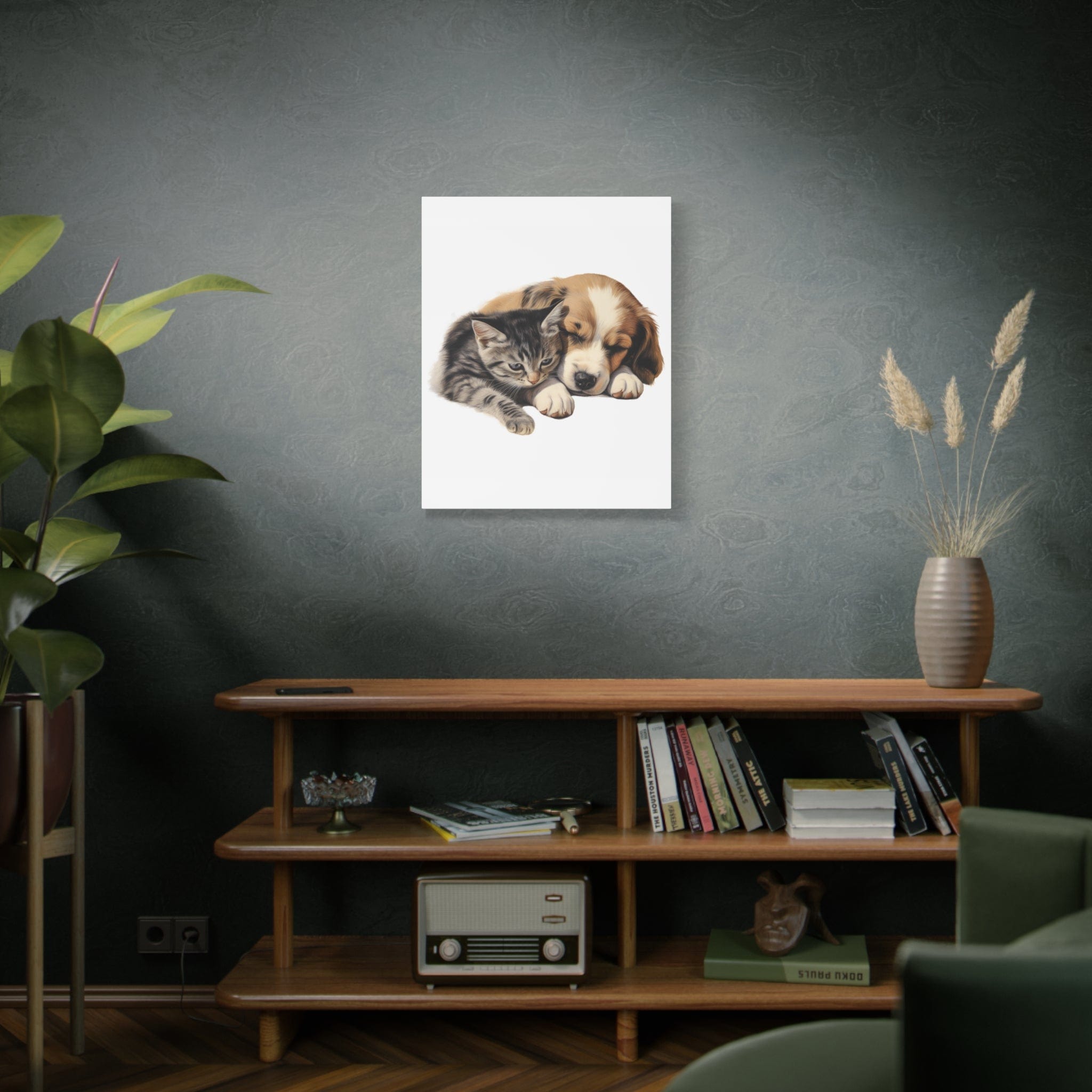 Printify Canvas 24" x 30" (Vertical) / 1.25" Barks and Claw - Matte Canvas, Stretched, 1.25"