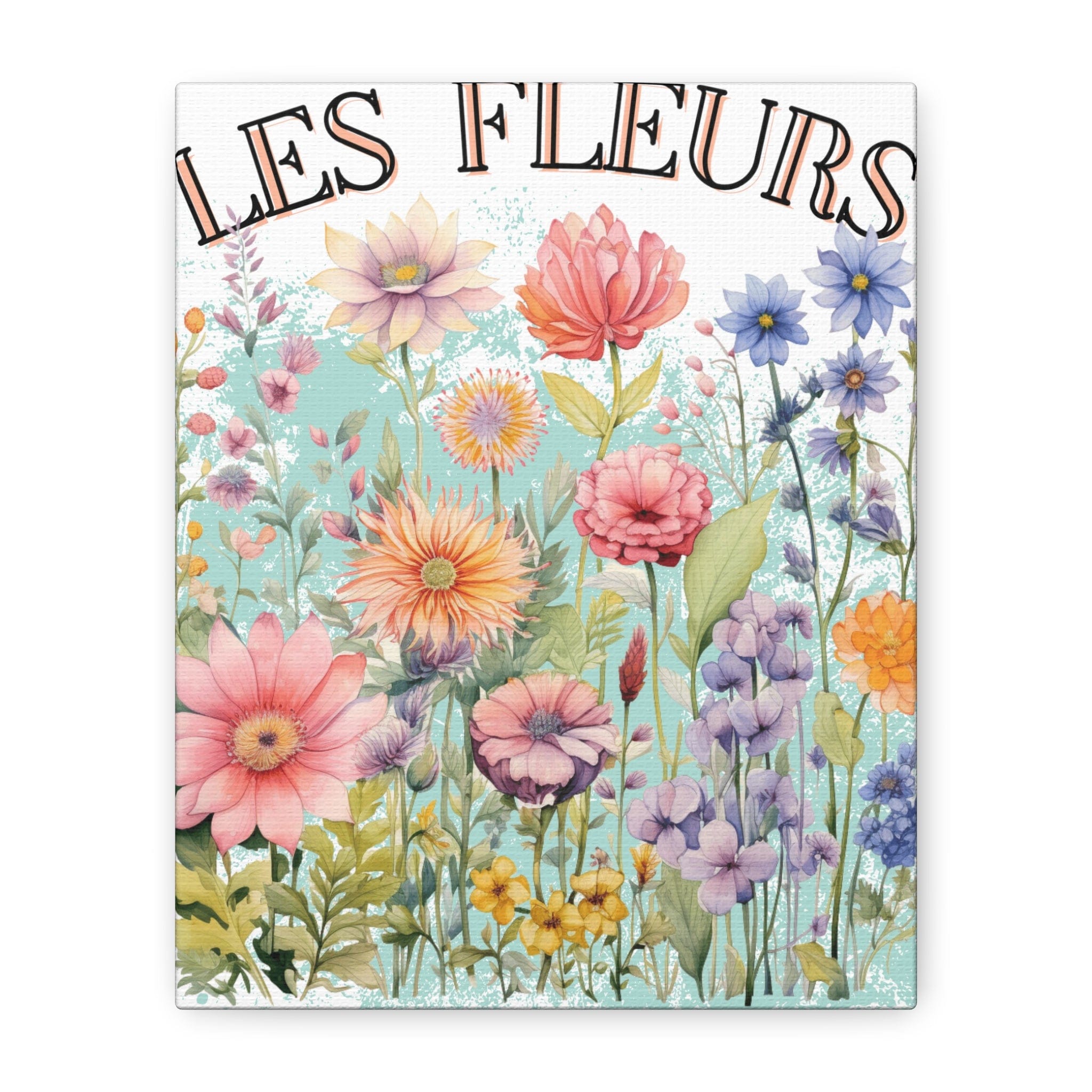 Printify Canvas Les Fleurs - Matte Canvas, Stretched, 1.25"
