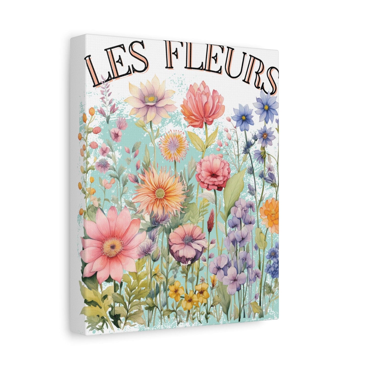 Printify Canvas Les Fleurs - Matte Canvas, Stretched, 1.25"