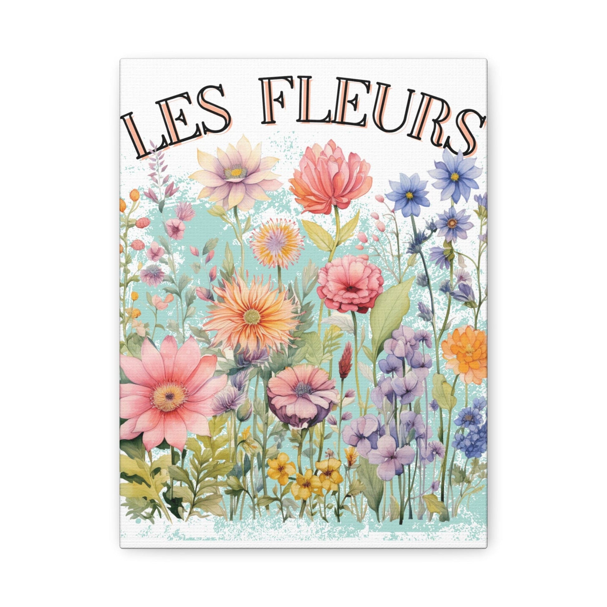 Printify Canvas Les Fleurs - Matte Canvas, Stretched, 1.25"