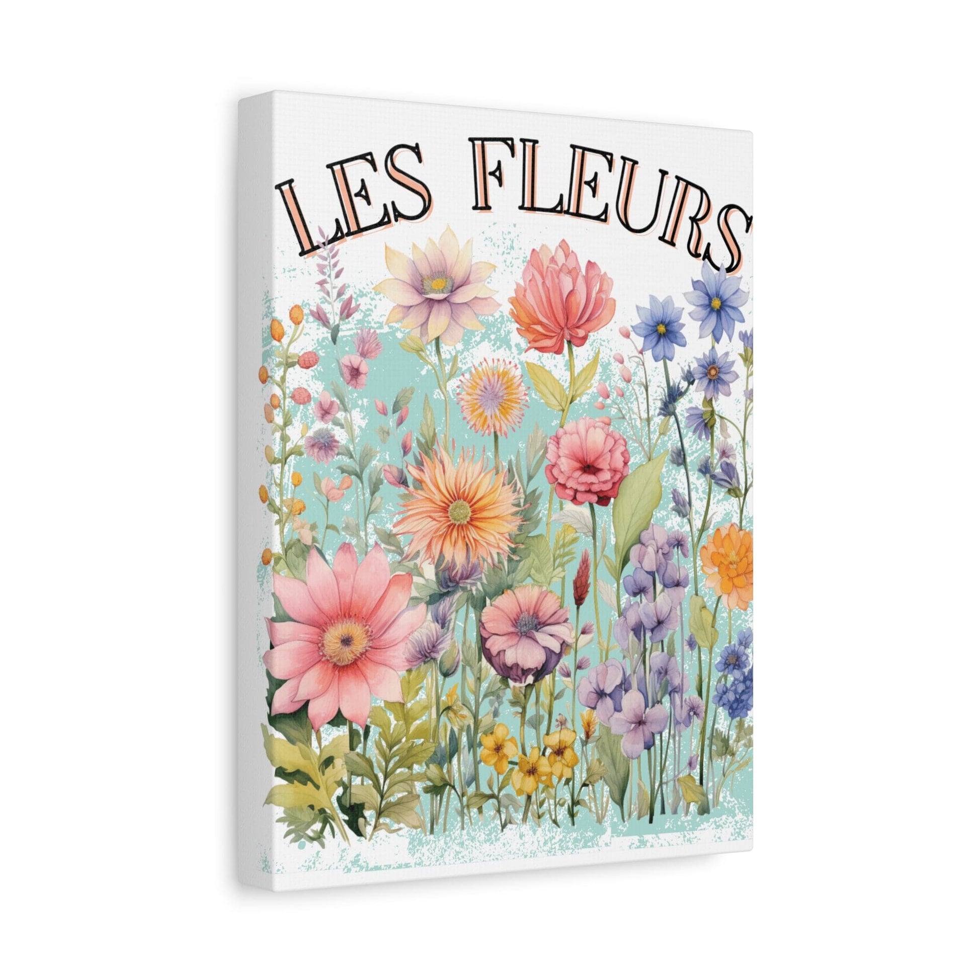 Printify Canvas Les Fleurs - Matte Canvas, Stretched, 1.25"