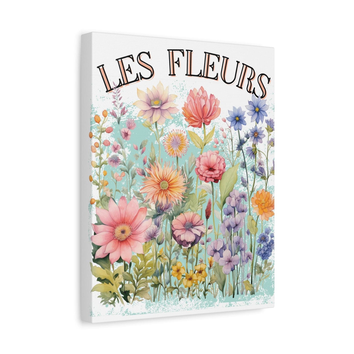 Printify Canvas Les Fleurs - Matte Canvas, Stretched, 1.25"