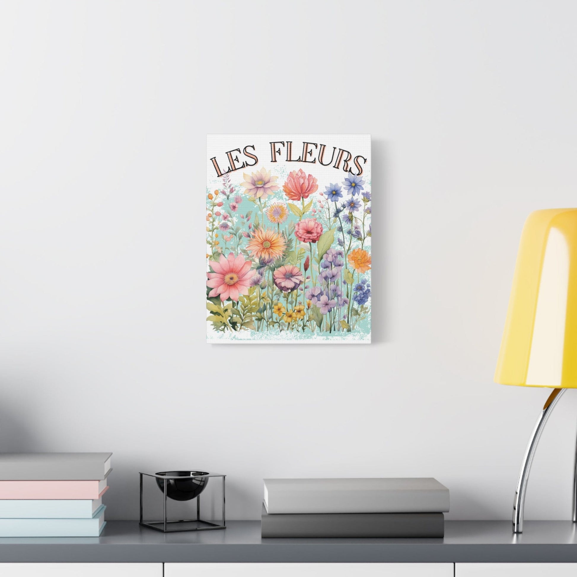 Printify Canvas Les Fleurs - Matte Canvas, Stretched, 1.25"