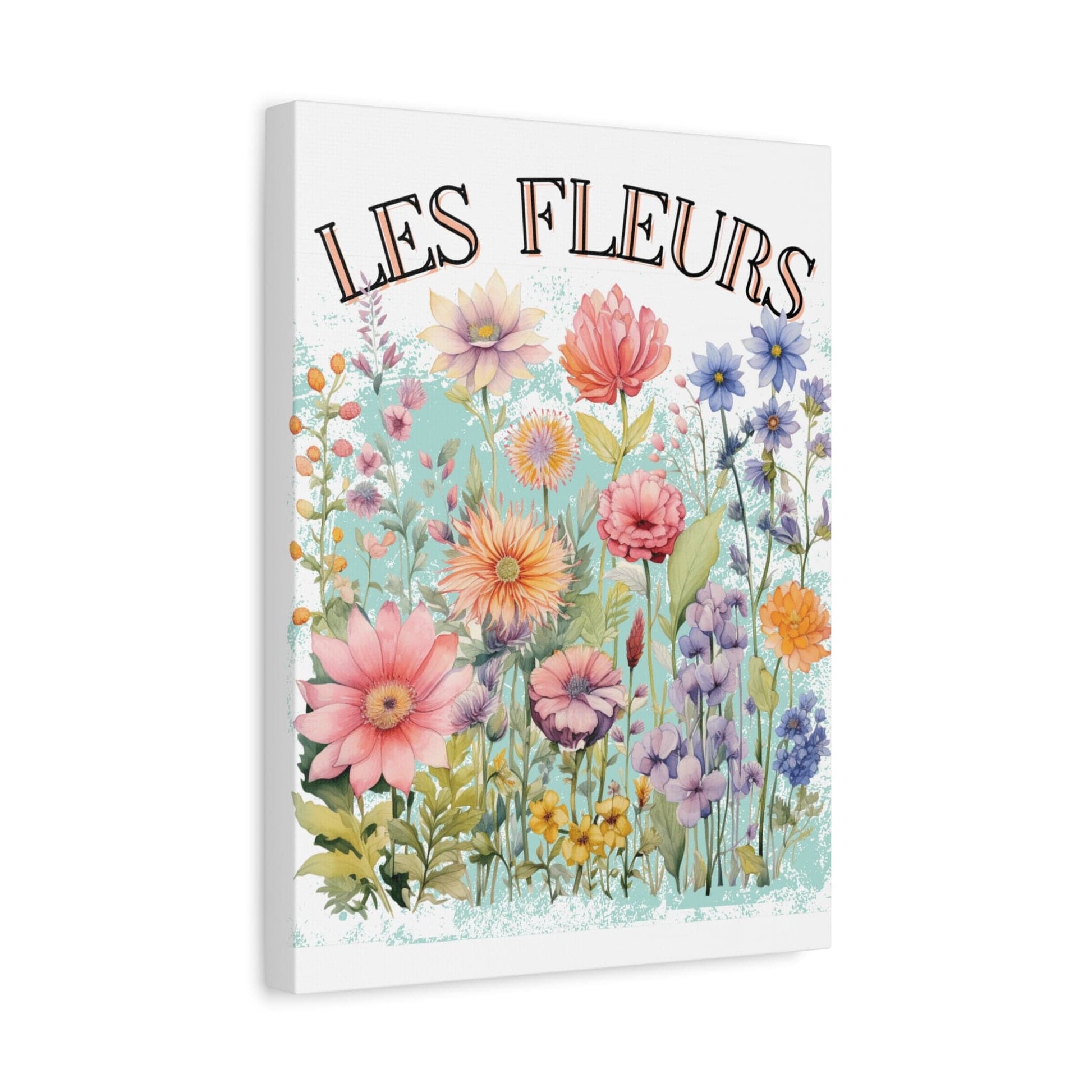 Printify Canvas Les Fleurs - Matte Canvas, Stretched, 1.25"