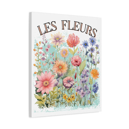 Printify Canvas Les Fleurs - Matte Canvas, Stretched, 1.25"