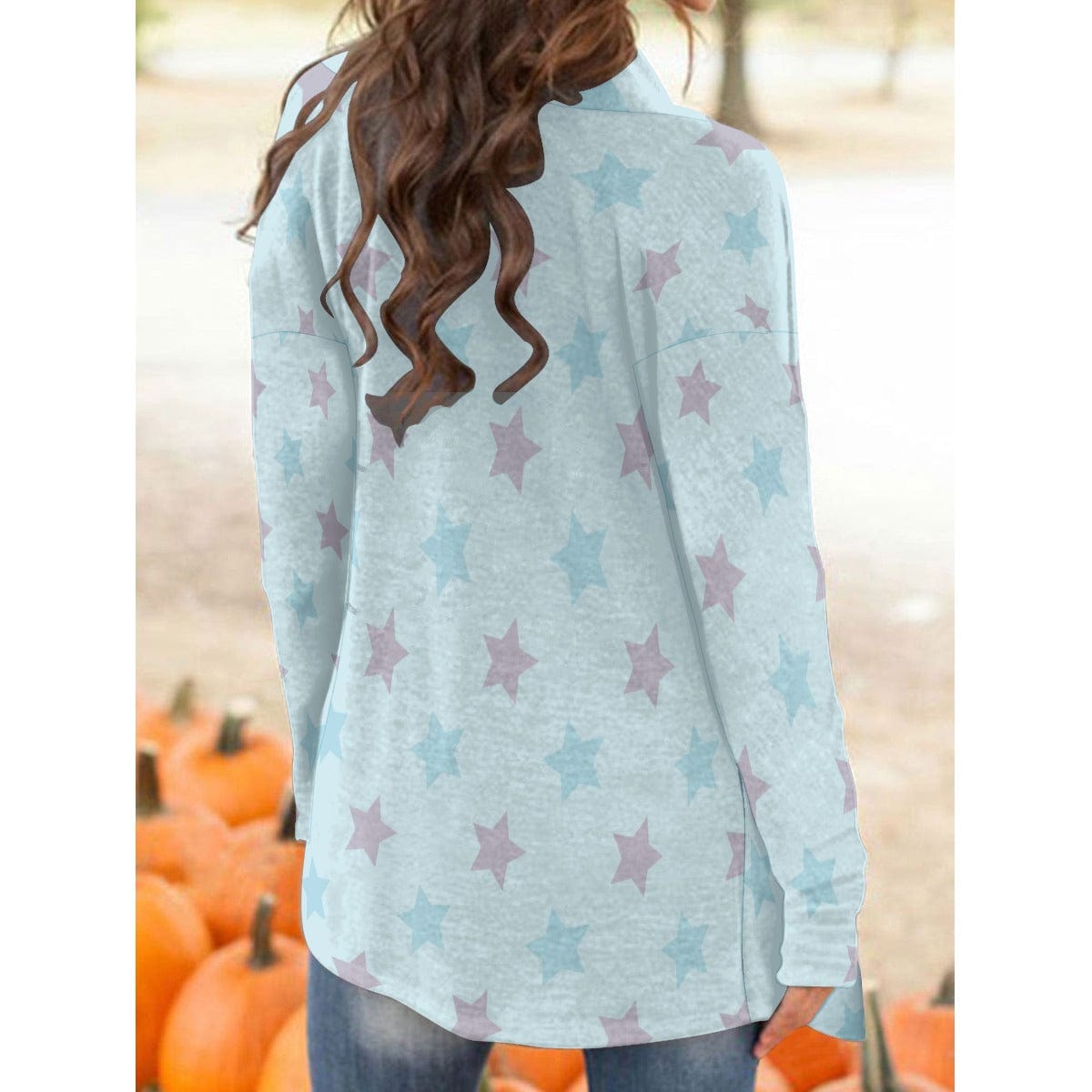 Yoycol Cardigan Celestial Blue Women's Long Sleeve Cardigan