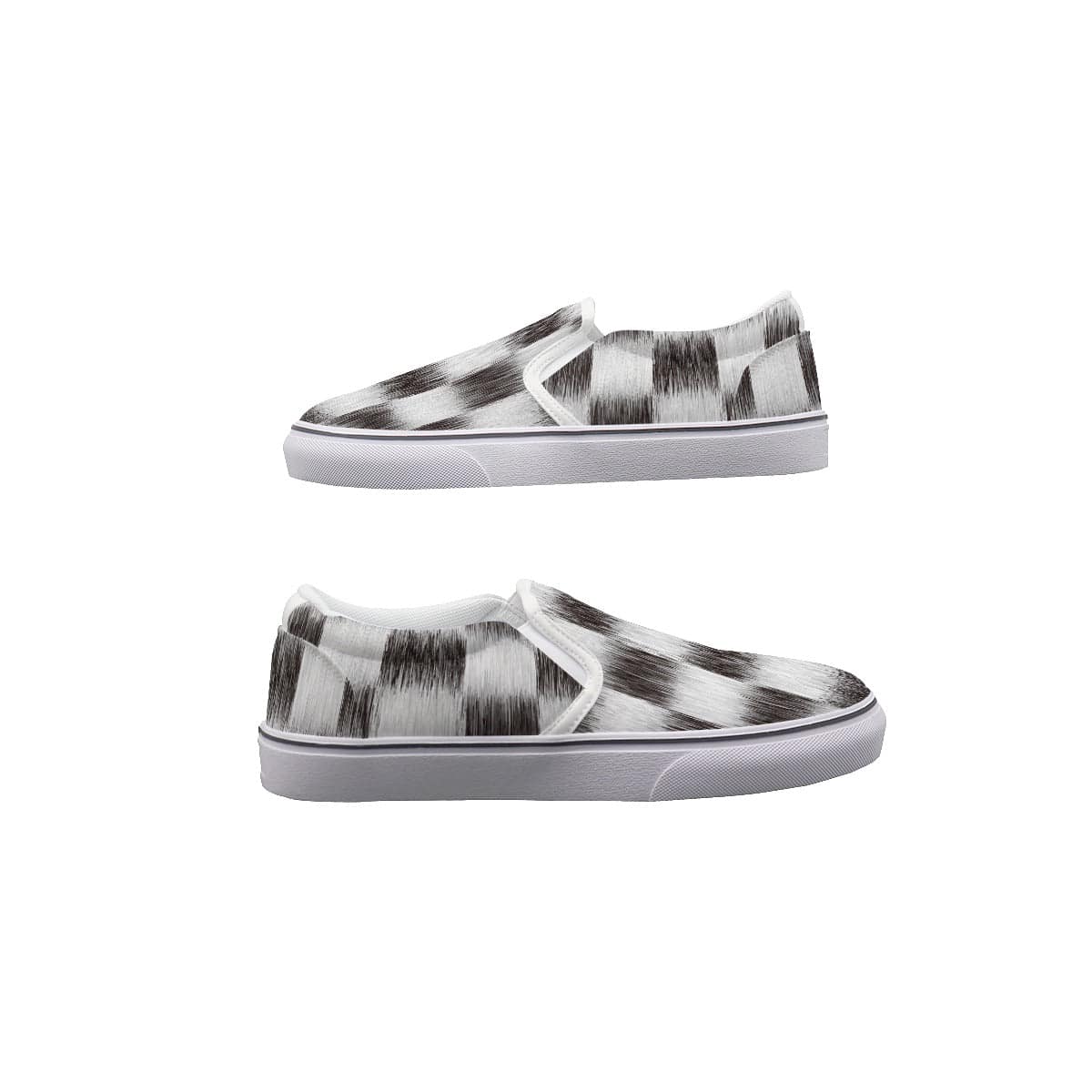 Yoycol Checkered Hue Hoppers - Women's Slip On Sneakers
