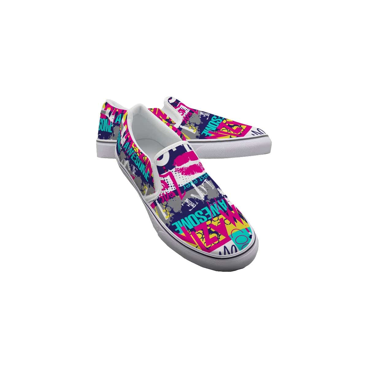 Yoycol White / US6(EUR36) Dazzle Dash - Women's Slip On Sneakers
