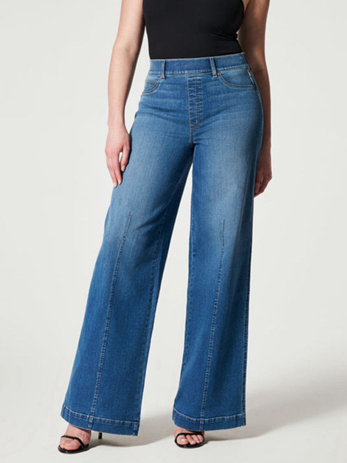Trendsi Denim Medium / S Wide Leg Long Jeans