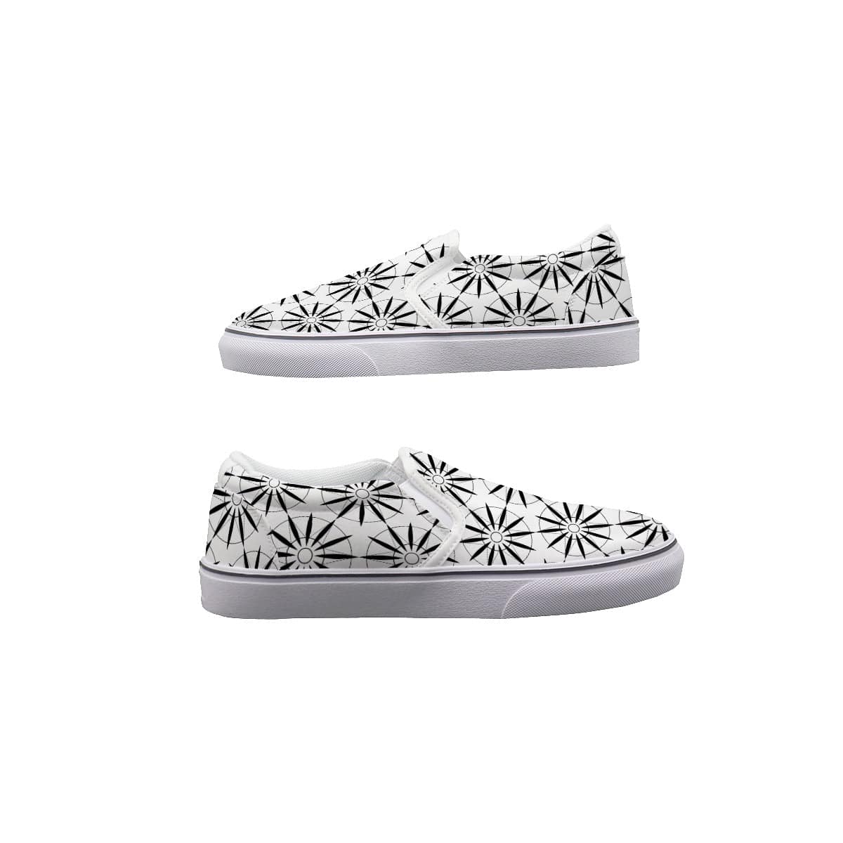 Yoycol Fractal Flair - Women's Slip On Sneakers