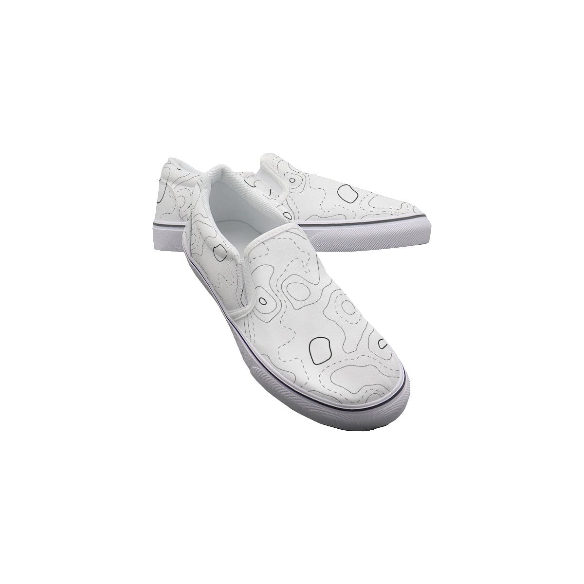 Yoycol White / US6(EUR36) Geo Treads - Women's Slip On Sneakers