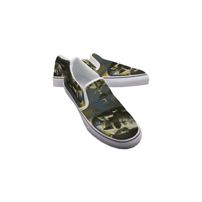 Yoycol White / US6(EUR36) Glamo Camo  - Women's Slip On Sneakers