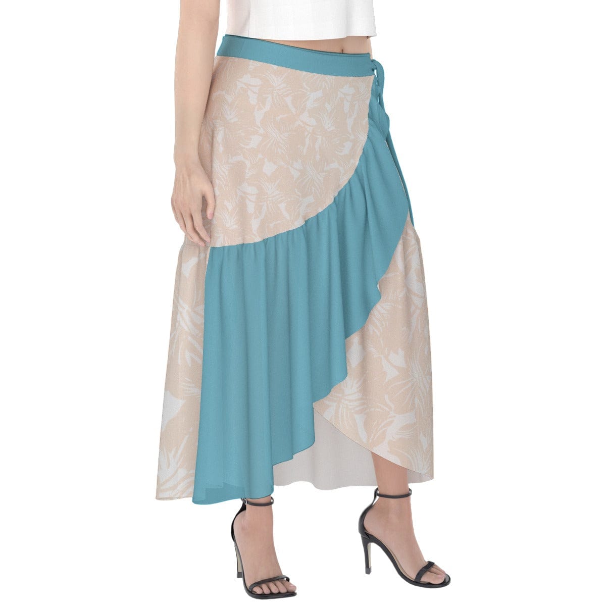 Yoycol Hawaii Blush and Blue -  Women's Wrap Skirt