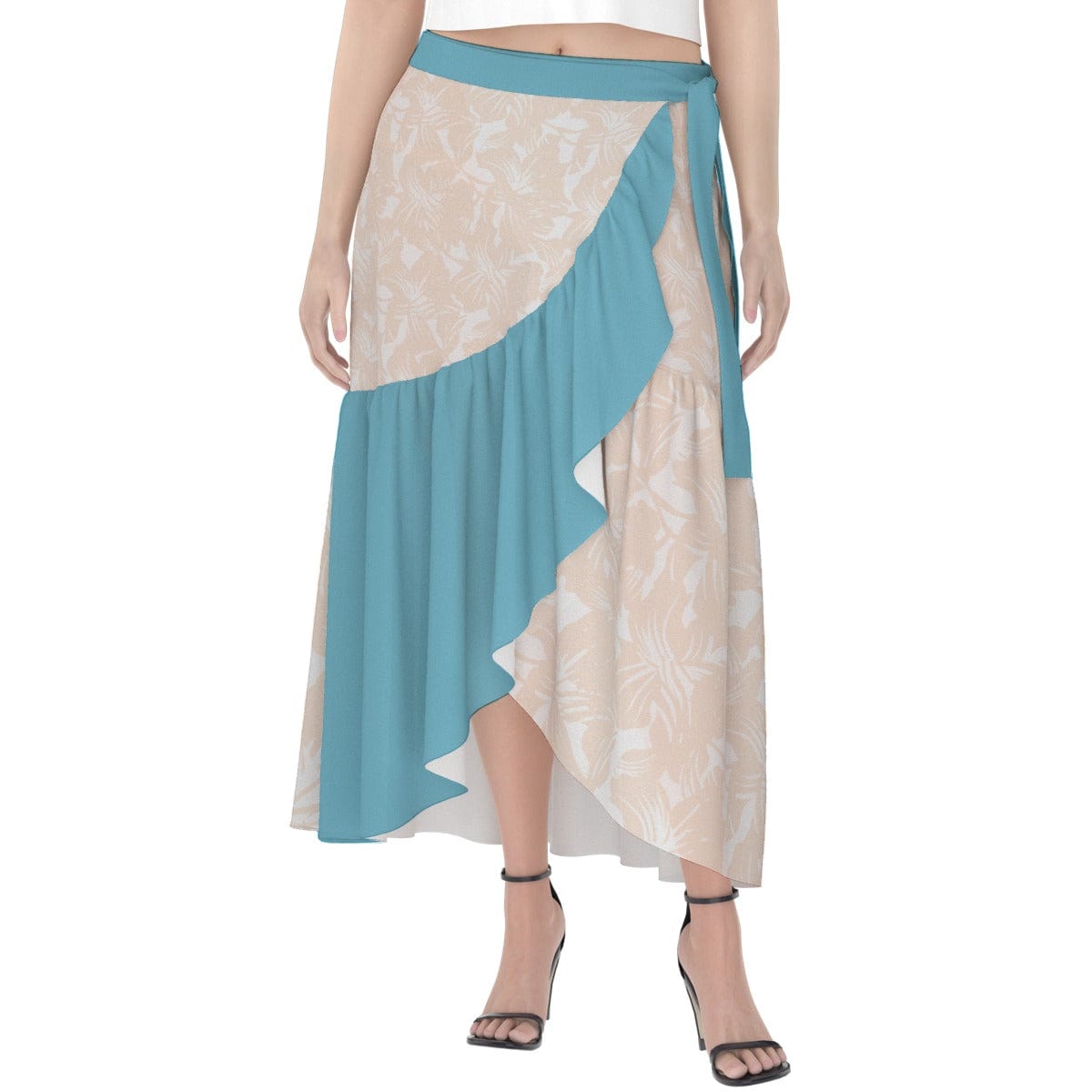 Yoycol Hawaii Blush and Blue -  Women's Wrap Skirt