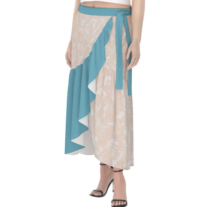 Yoycol Hawaii Blush and Blue -  Women's Wrap Skirt