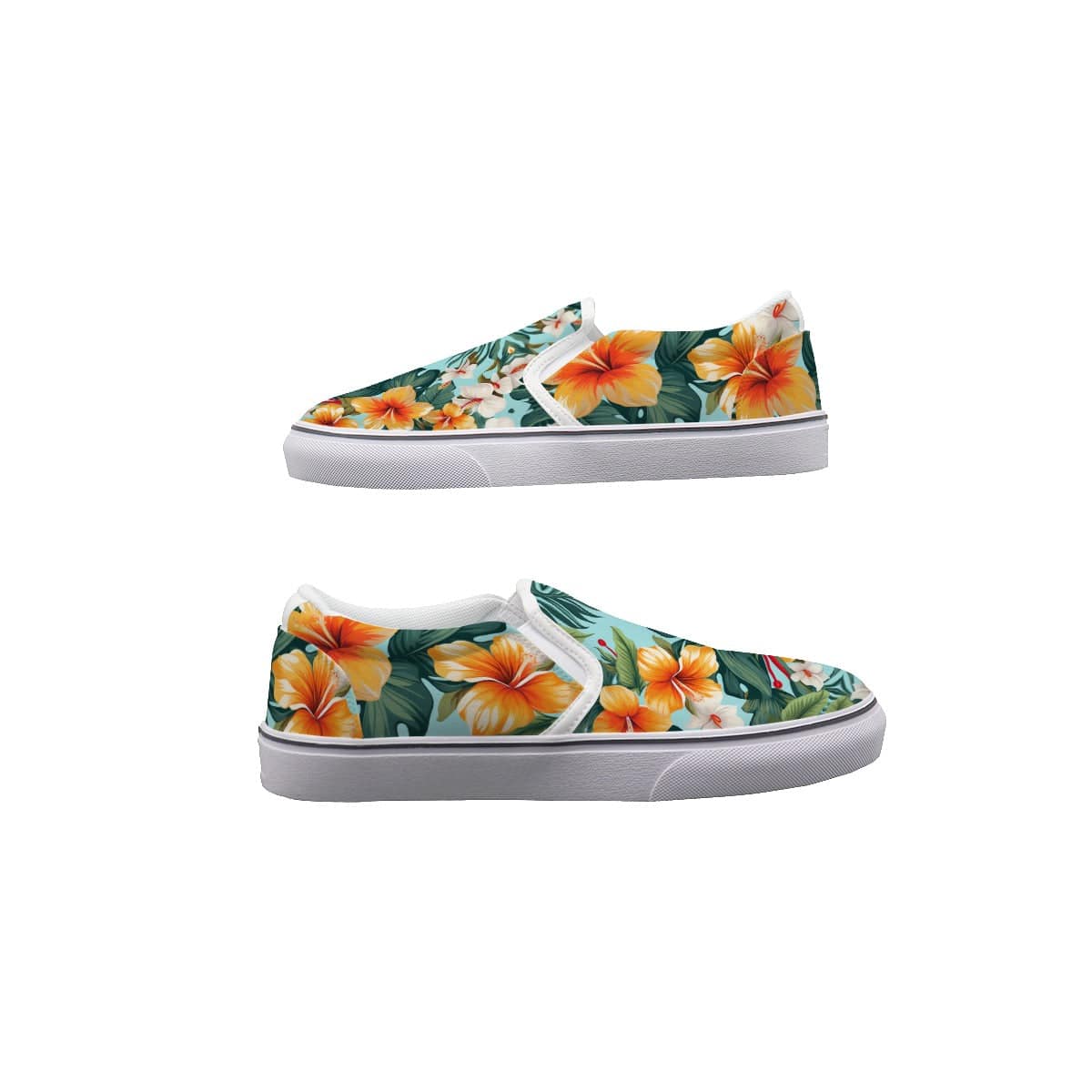 Yoycol Hibiscus Cove - Women's Slip On Sneakers