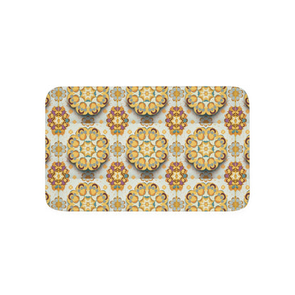 Printify Home Decor White / 30” x 18” Amarillo Medallion 3D  - Memory Foam Bath Mat