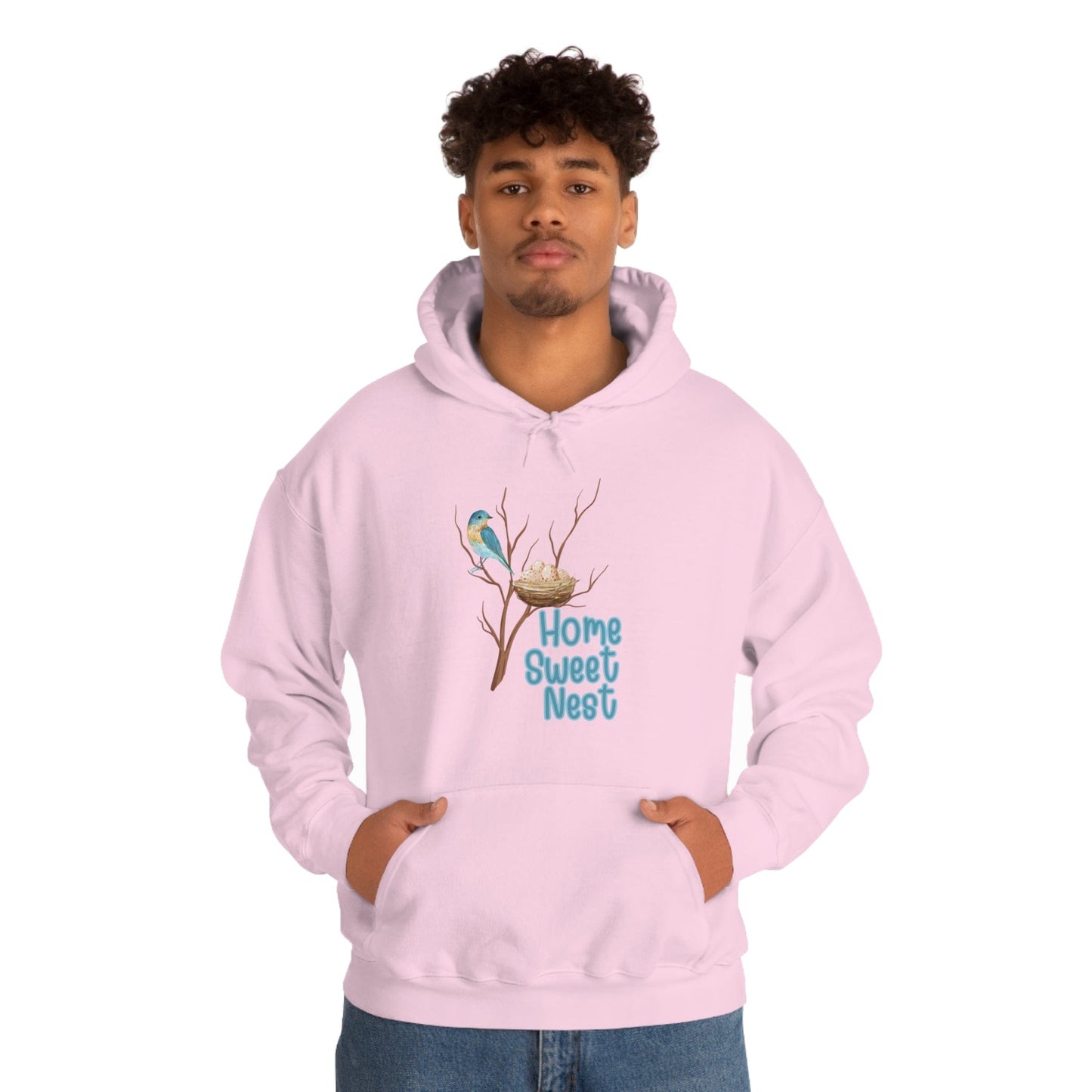 Printify Hoodie Home Sweet Nest - Heavy Blend™ Hooded Sweatshirt