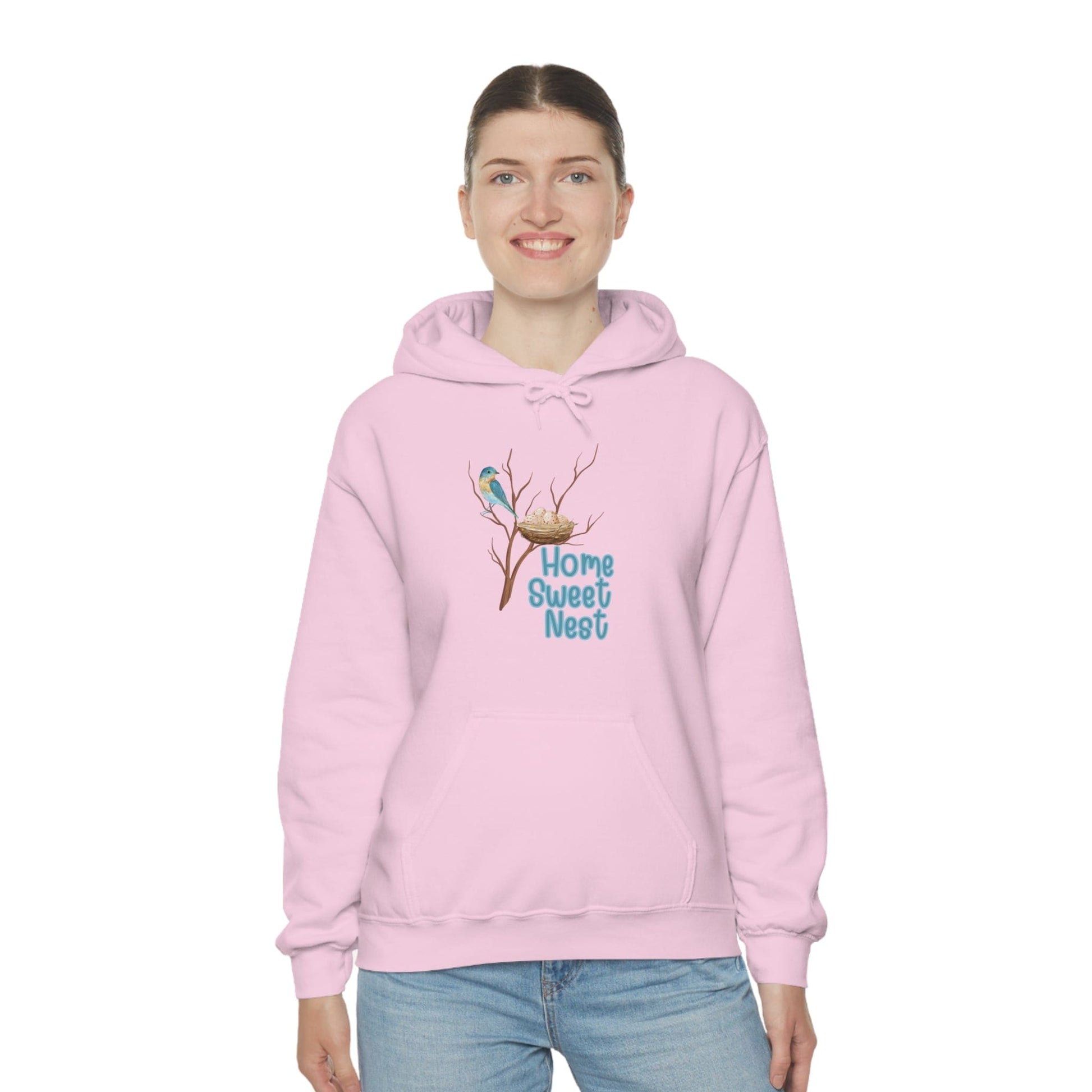 Printify Hoodie Home Sweet Nest - Heavy Blend™ Hooded Sweatshirt