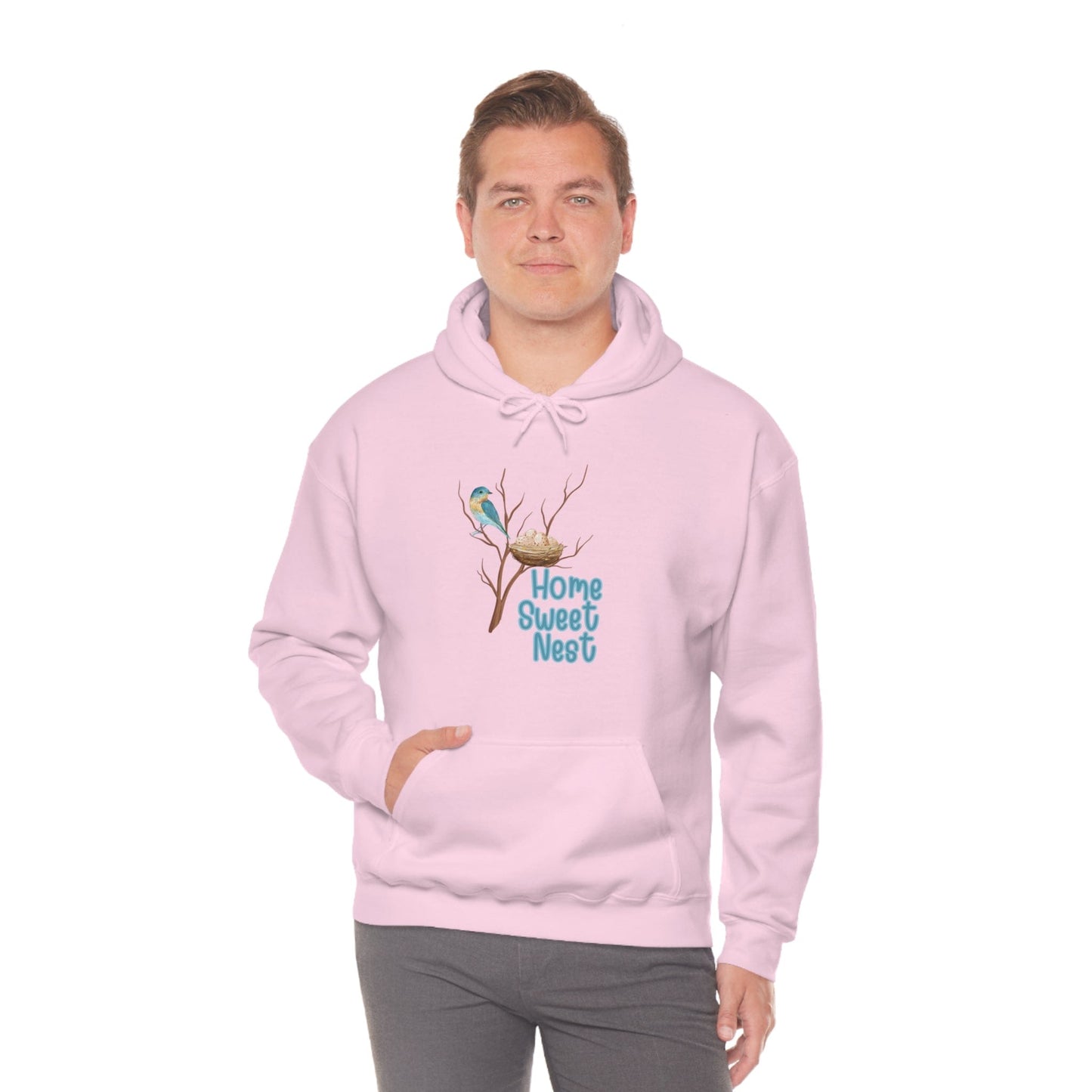 Printify Hoodie Home Sweet Nest - Heavy Blend™ Hooded Sweatshirt