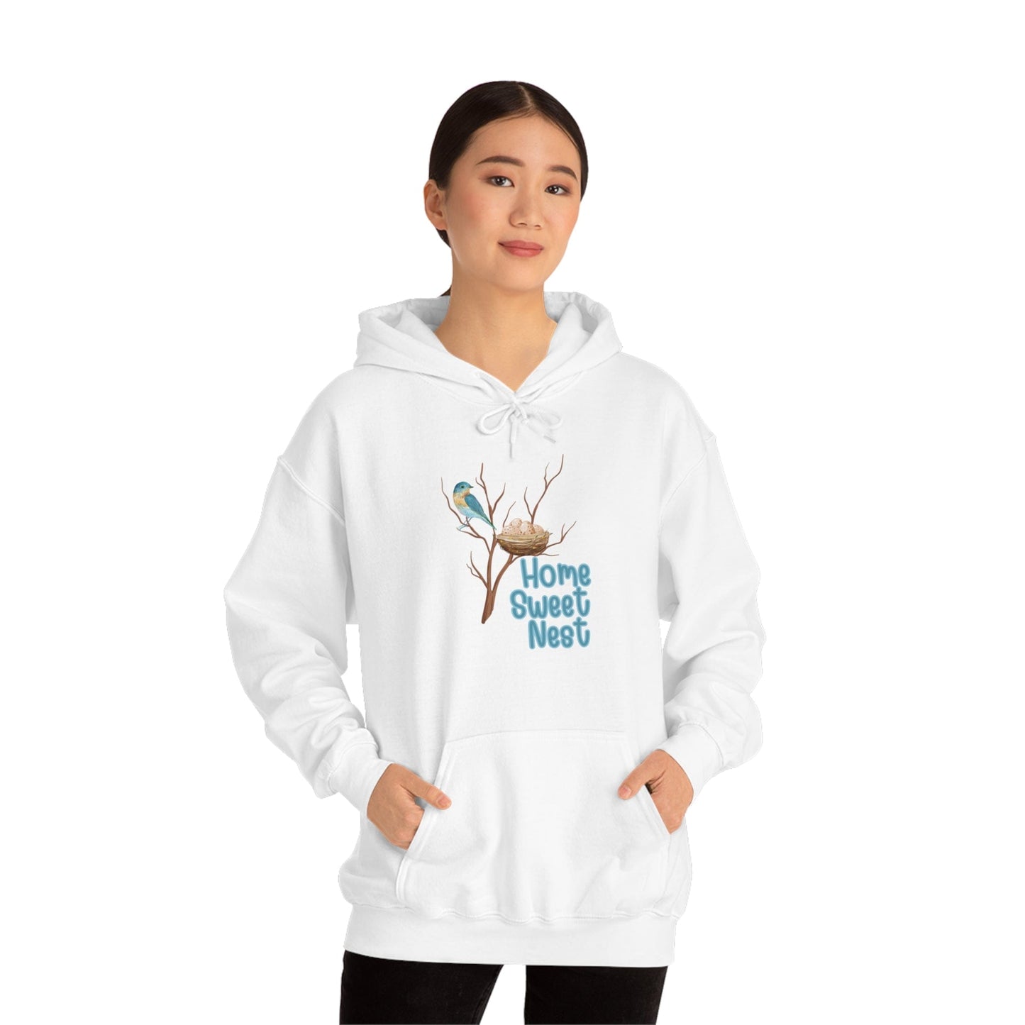 Printify Hoodie Home Sweet Nest - Heavy Blend™ Hooded Sweatshirt