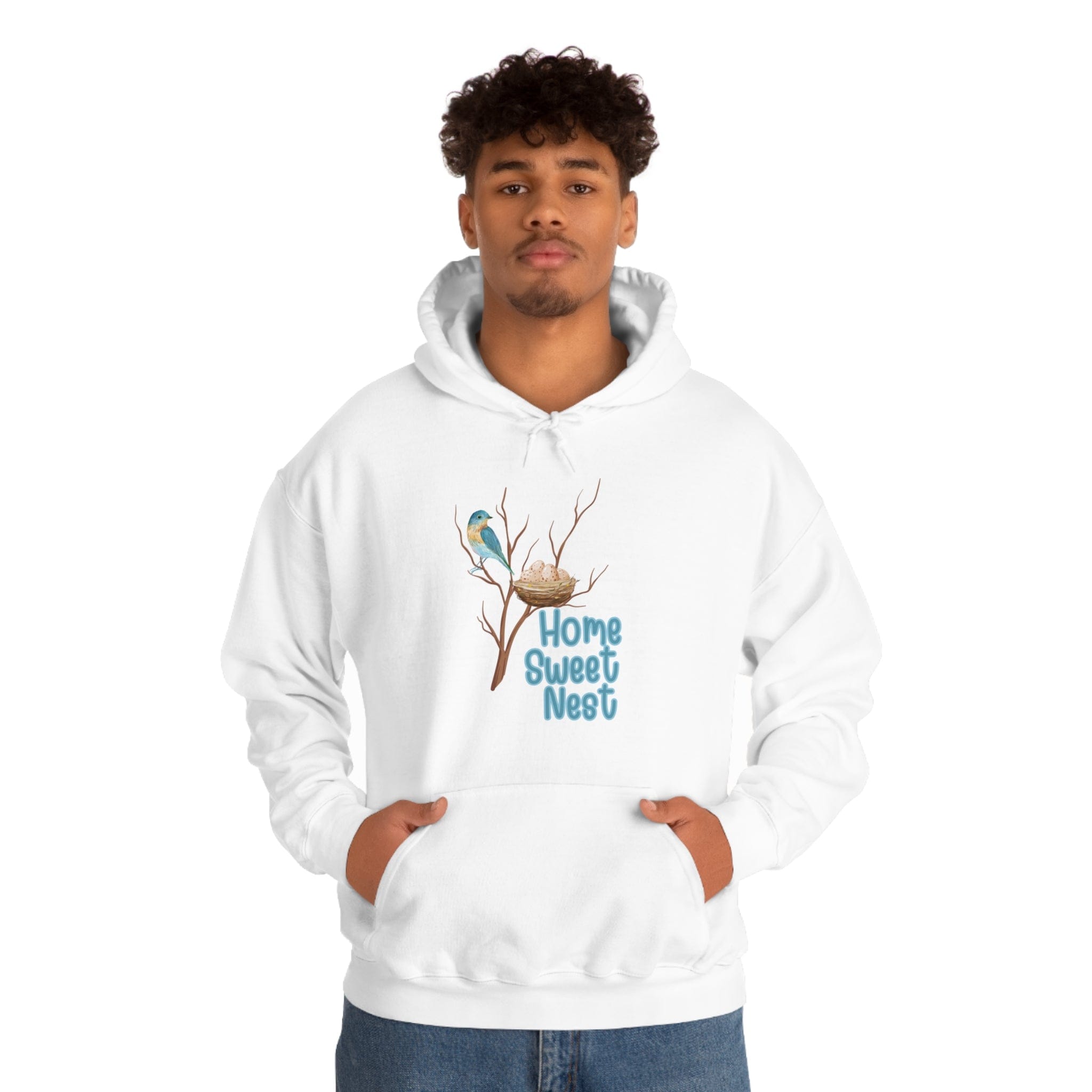 Printify Hoodie Home Sweet Nest - Heavy Blend™ Hooded Sweatshirt